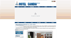 Desktop Screenshot of hotelcandia.it