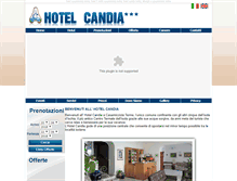 Tablet Screenshot of hotelcandia.it